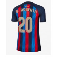 Fotbalové Dres Barcelona Sergi Roberto #20 Dámské Domácí 2022-23 Krátký Rukáv